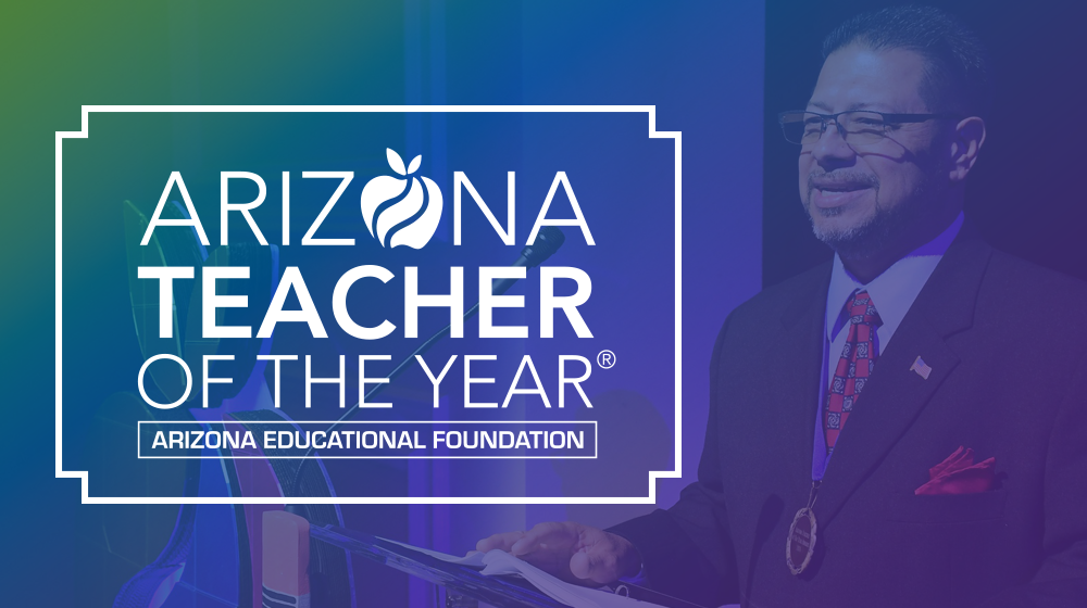 Arizona Educational Foundation (AEF) Arizona Teacher of the Year Logo Design by Terri Bradford